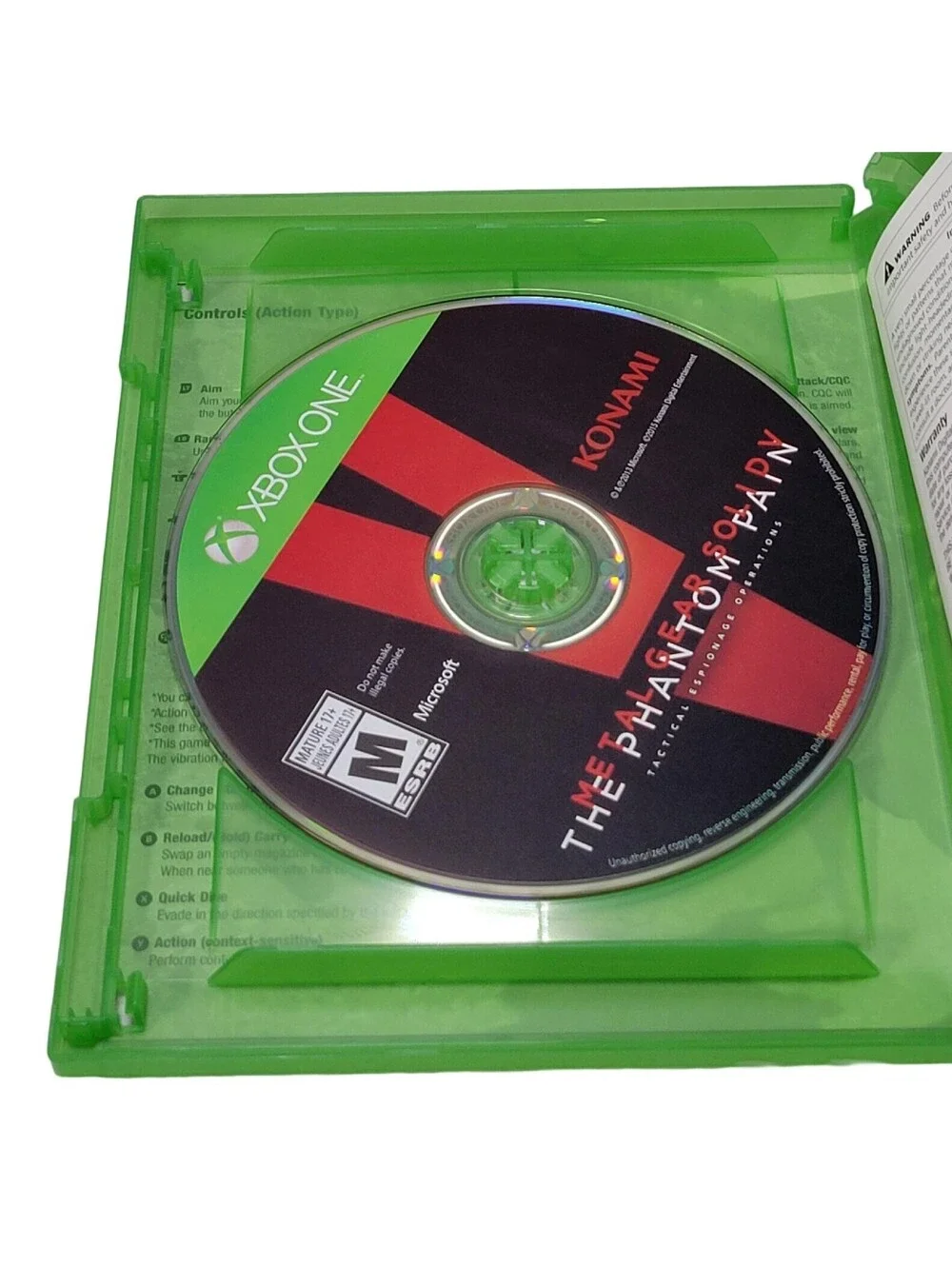 Metal Gear Solid V: The Phantom Pain (Microsoft Xbox One, 2015)